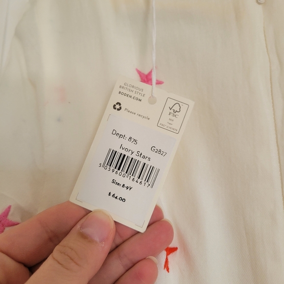 Mini boden dress sz 8/9 nwt - Picture 3 of 6